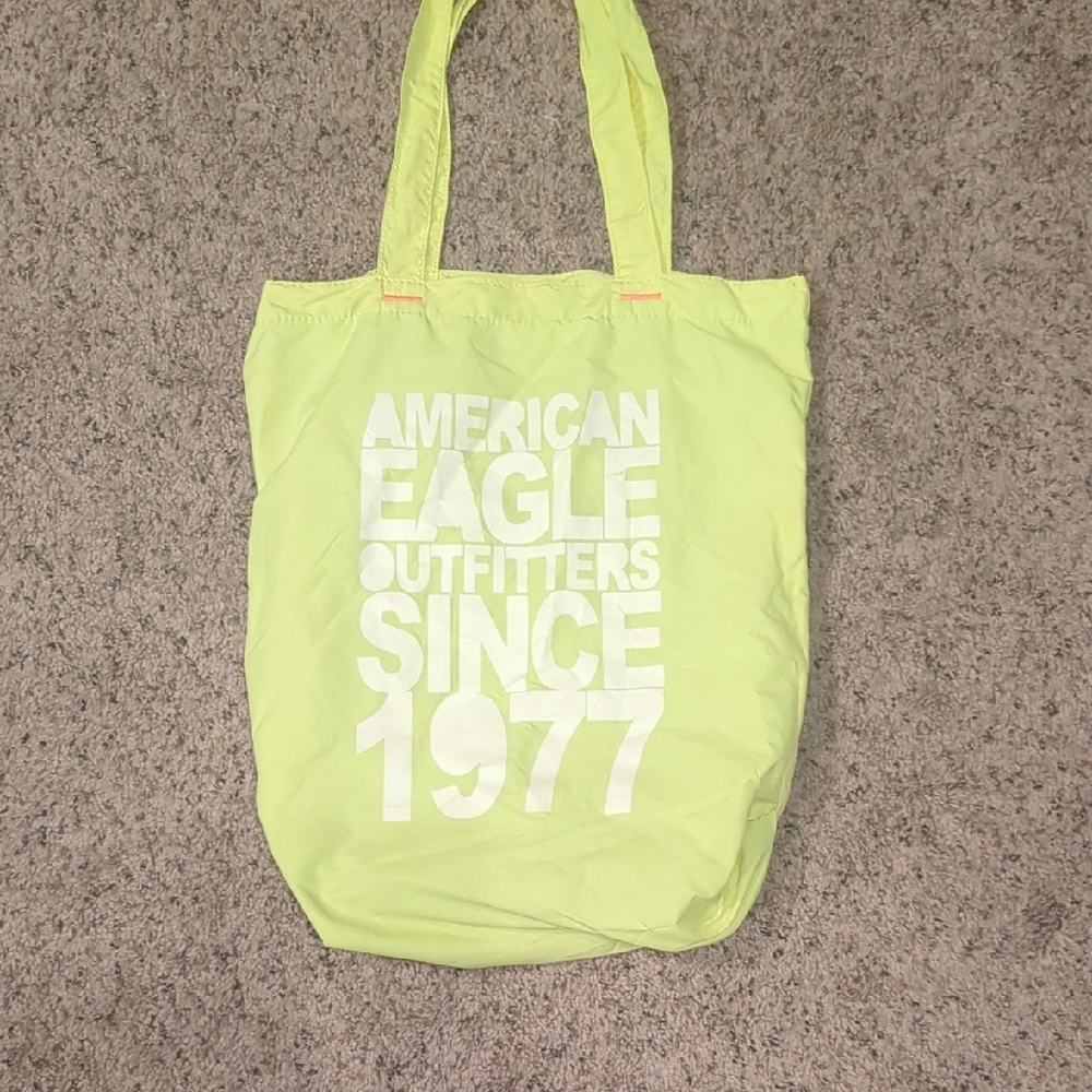 American Eagle Outfitters Neon Yellow Tote